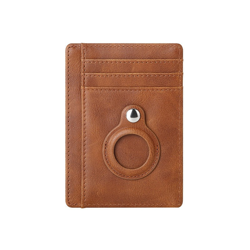 RFID AirTag Leather Anti-Theft Wallet